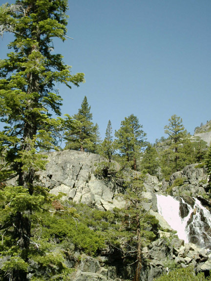 Upper falls - quiet for mid-June